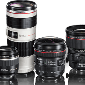 Professional lenses, including 100-400mm, CP2 kits, CP3 kits, and G-master, available as part of our high-quality equipments on rent.