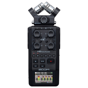 Zoom H6 sound recorder available as part of our high-quality equipments on rent, ideal for professional audio recording and production.